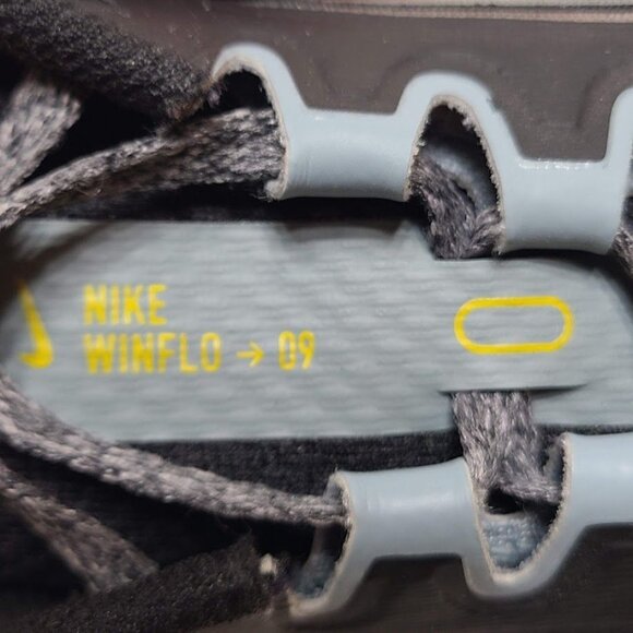 Nike Womens Air Winflo 9 Black Pink Running Shoes Sneakers Size 7 DD8686-004 - Picture 2 of 12